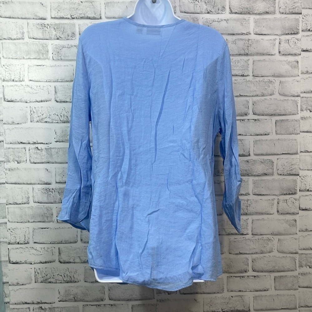 Kim Rodgers Button Up Light Weight Blouse XL - Picture 5 of 10
